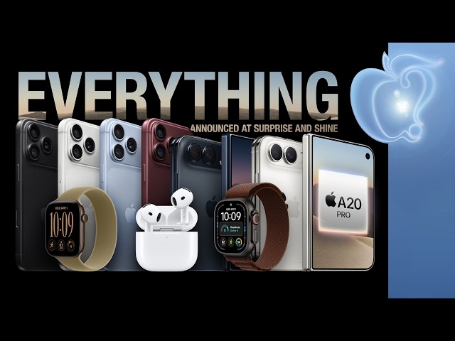 Apple’s HUGE September Event Recap: Everything Announced (iPhone Duo, 18 Pro, and More)