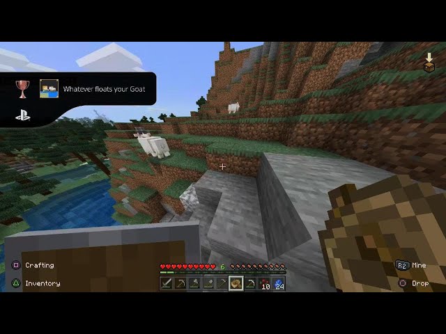Minecraft 1.17 Whatever floats your goat trophy