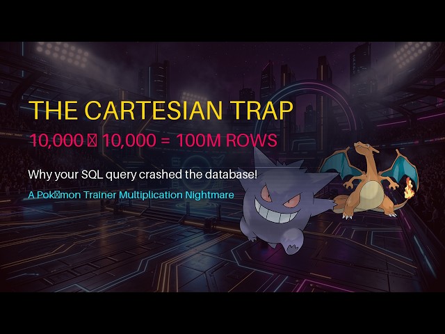 I Crashed the Server Using Pokémon Joins (SQL Joins Explained)