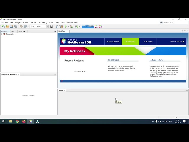 Cómo crear un proyecto de Java Aplication en Apache NetBeans