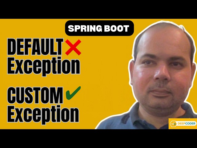 Never using Generic Exceptions in Spring Boot