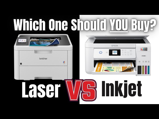 Inkjet Vs. Laser Printers Which One Should YOU Buy