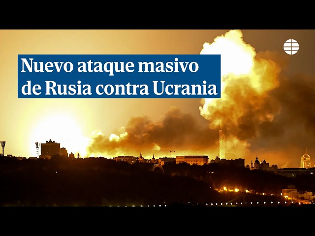 Un nuevo ataque masivo ruso contra ucrania mata al menos a diez personas y causa un centenar de heri