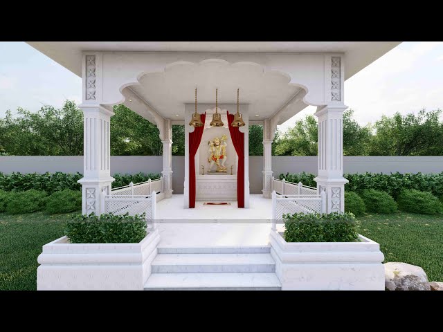 Hanuman Mandir Design at Dhakdai