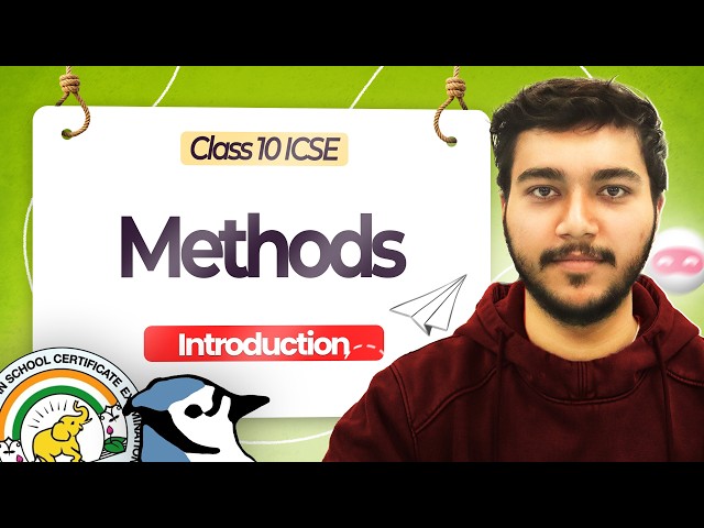 Methods in Java | ICSE Class 10