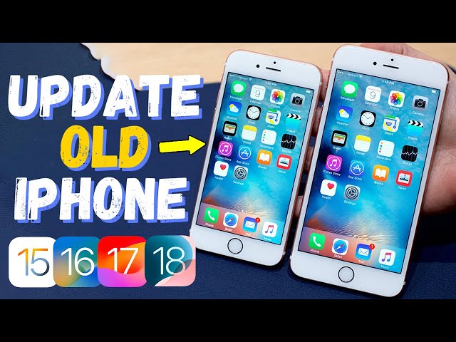 How to Update Old iPhone to iOS 15,16,17,18 to Install Any Apps