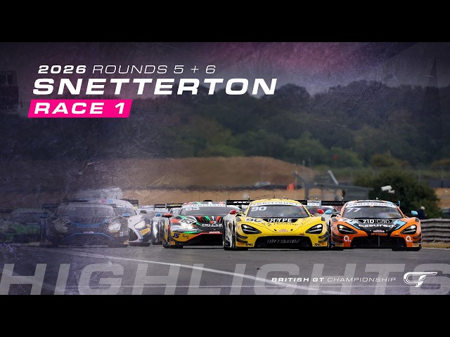 HIGHLIGHTS | Snetterton | Race 1 | British GT 2026