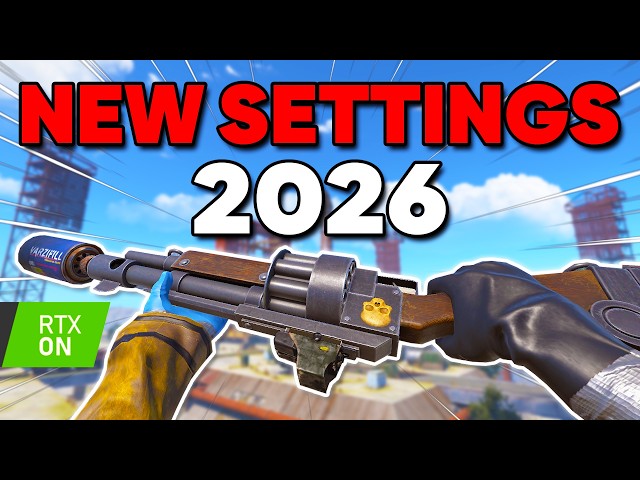 NEW BEST Rust Settings for PVP in 2026! (FPS Boost & Reduce Stutters)