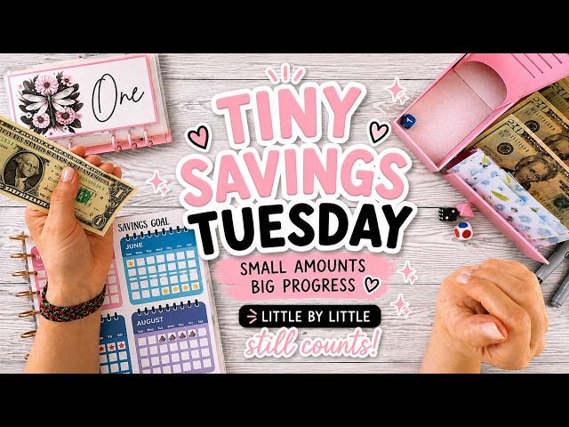 Tiny Savings Tuesday | Cash Stuffing | Savings Challenges