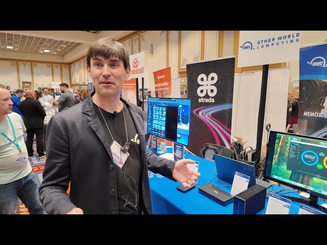 OWC Thunderblade X12 192TB: 12x NVMe RAID via SoftRAID over Thunderbolt 5