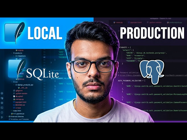 Video 2: Change Database Engine to postgresql from sqlite