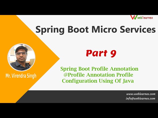 Spring Boot Profile Annotation | @Profile Annotation | Profile Configuration Using Of Java | Part 9