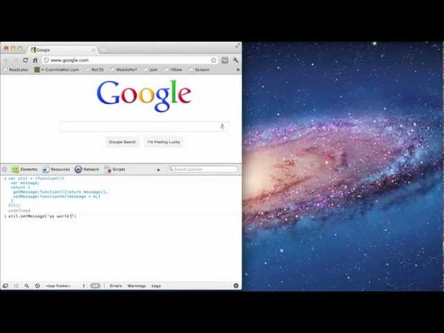 Using JavaScript Factory Closures, no class