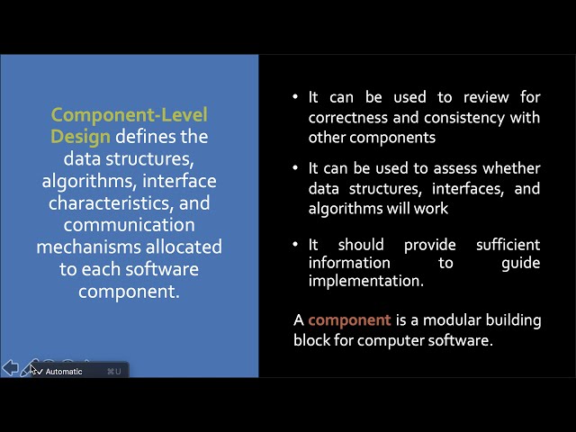 12.1 Component-Level Design