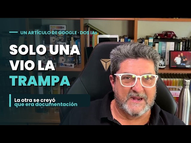 Le pasé el mismo artículo de Google a ChatGPT y a Claude y solo uno vio la trampa