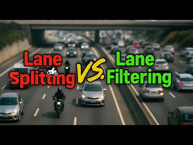 Lane Splitting vs. Lane Filtering: What Motorcycle Riders MUST Know!