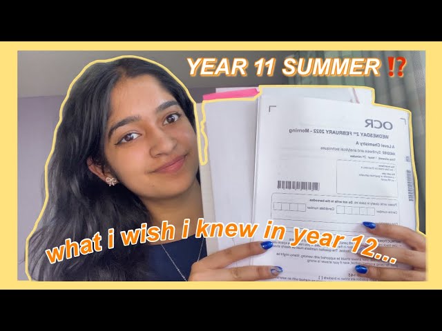 SIXTH FORM GUIDE & A-LEVEL SECRETS 💛 what to do year 11 summer from an A* student