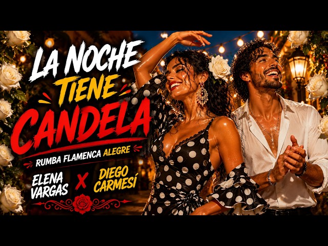 ELENA VARGAS & DIEGO CARMESÍ - La Noche Tiene Candela 🔥 Rumba Flamenca Alegre 2026
