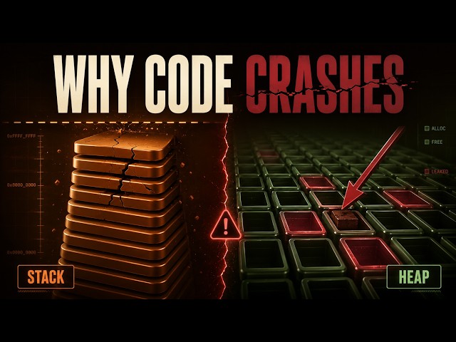 Why Your Code Crashes (Stack vs Heap)