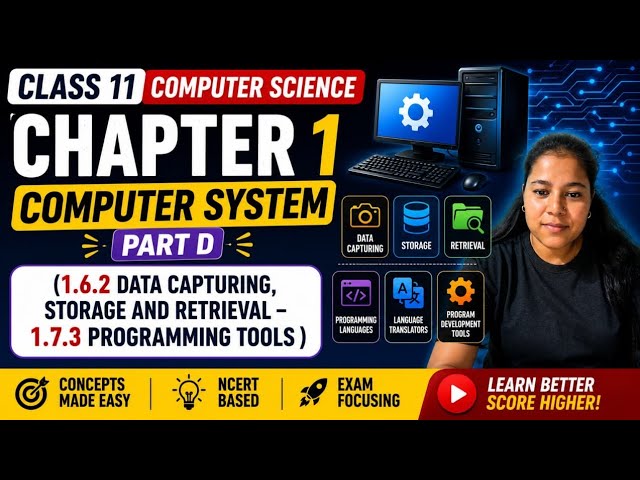 Computer System Part-D, Class 11th Computer Science 