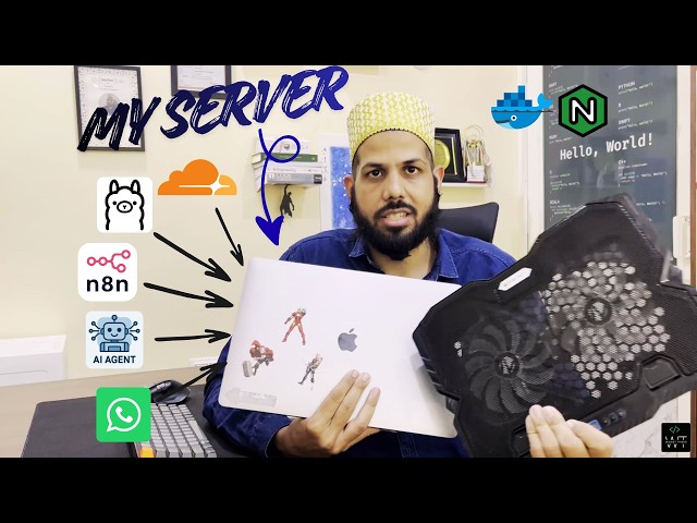 Turning My Old MacBook into a Secure Home Server (feat : n8n AI Automation, WhatsApp & Local LLM)