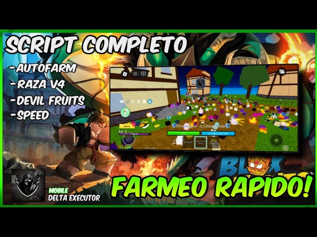 EL MEJOR SCRIPT COMPLETO DE BLOX FRUIT ROBLOX | DELTA EXECUTOR MÓBILE 
