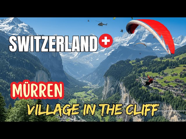 Paragliding in Mürren Switzerland 🇨🇭 | Family Travel Vlog in the Swiss Alps
