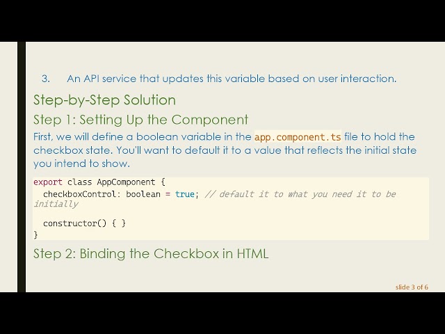 How to Preload a Checkbox in Angular 12