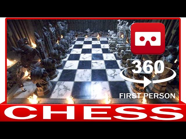 360° VR VIDEO - Battle Chess - Real Chess - Human Chess Match - Game of Kings - VIRTUAL REALITY 3D