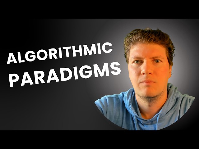algorithmic paradigms