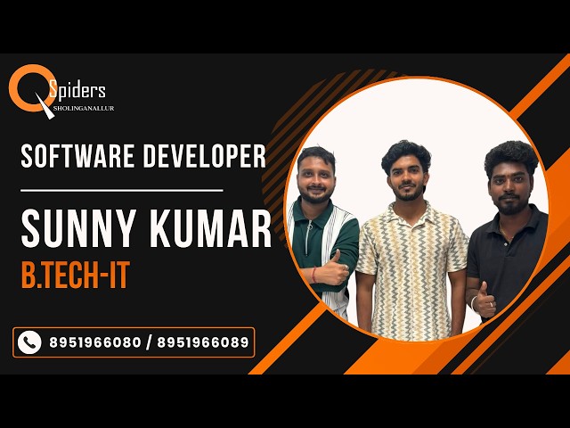 🎉 Congratulations to Sunny Kumar on getting placed as a Software Developer! 🎉