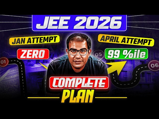 JEE 2026 | Final Strategy to Score 99%ile in 20 Days | April Attempt | Vinay Shur Sir