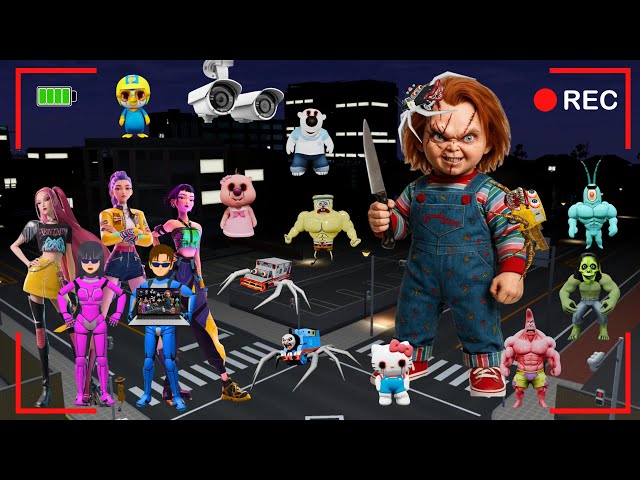 Yuta Mio Panik CCTV Rekam GIANT CHUCKY DAN RUMI KPOP DEMON HUNTERS DI KOTA SAKURA 😱