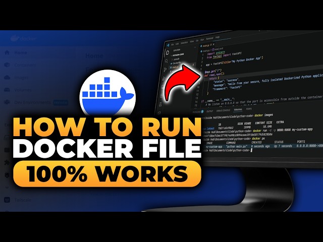 How To Run a Dockerfile (𝟮𝟬𝟮𝟲) | 100% WORKS | NO Yapping, To The Point! | FAST & EASY