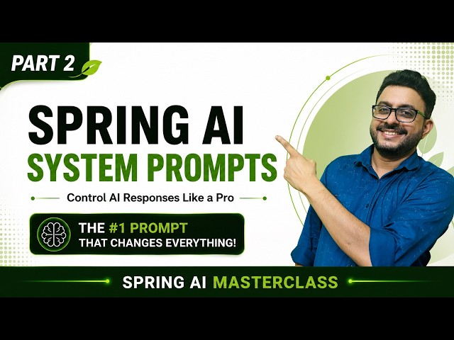 Spring AI System Prompts Explained | Control Every AI Response