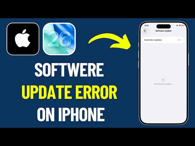Fix iPhone Software Update Error (iOS 26) | Unable to Install Update Problem Solved! 🔥