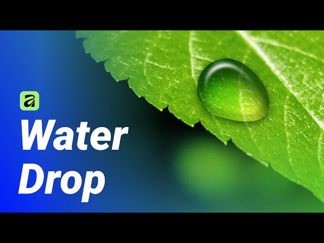 How to Create a Realistic Water Drop in Affinity