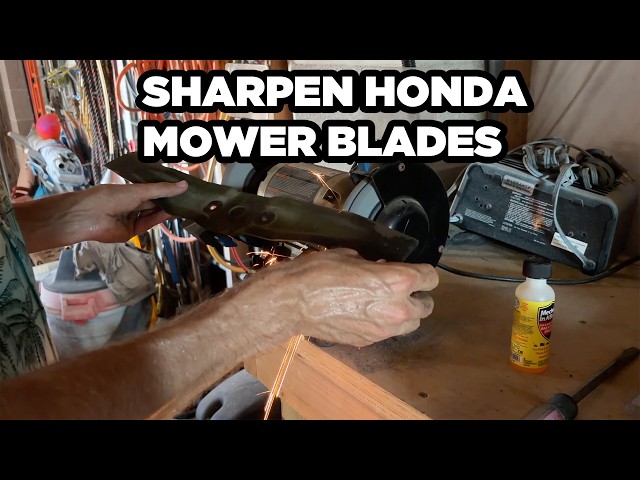 Honda Lawn Mower Blade Sharpening | Don't Skip This Step!