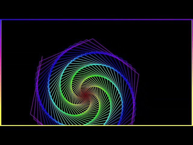 I Coded This Rainbow Spiral in Python Turtle (20-Second Speed Draw) #python #turtle #chatgpt
