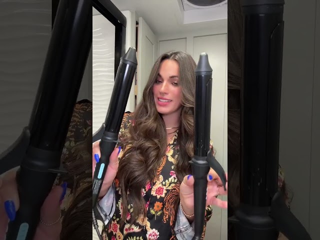 long barrel curling iron by bio ionic create voluminous waves