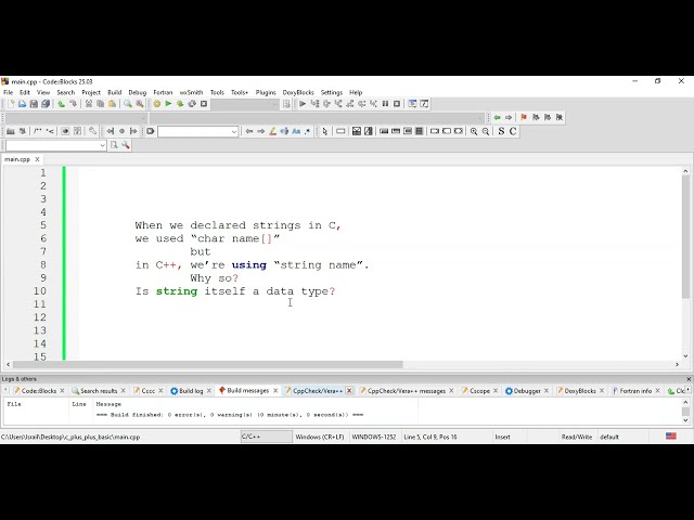 C Strings vs C++ Strings | Explained Simply