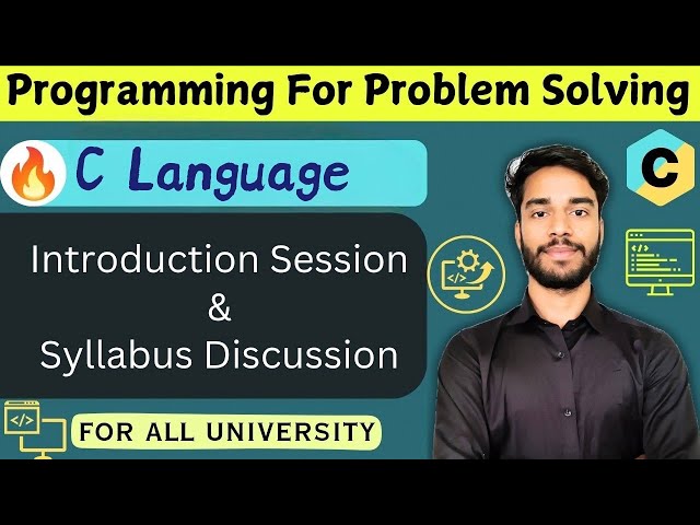 Full C Programming Syllabus | PPS Course Overview & Strategy | Programming for Problem Solving