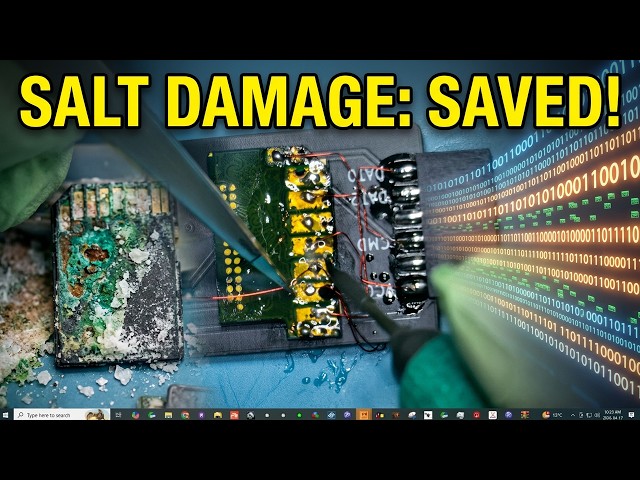 Don't Plug It In! Assessing a Salt Damaged SD Card