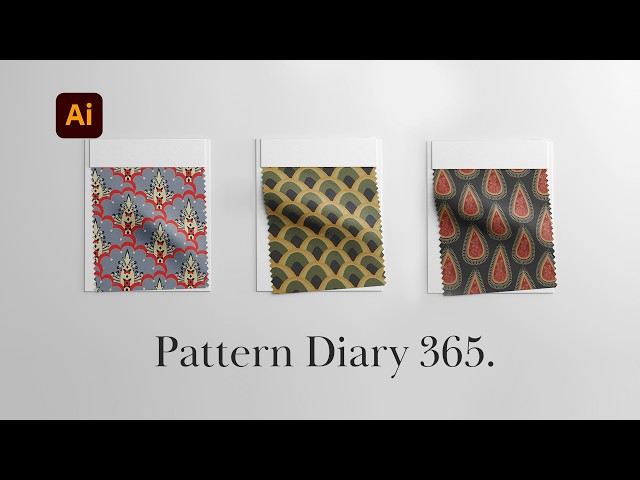 Pattern Diary 365 | 1540s Seamless Patterns Adobe Illustrator