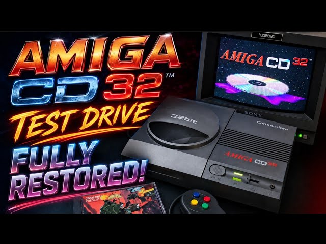 Restored Amiga CD32 Test Drive!