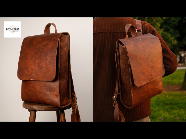 Leather Backpack Tutorial: Simple & Easy / Leather Craft Pattern
