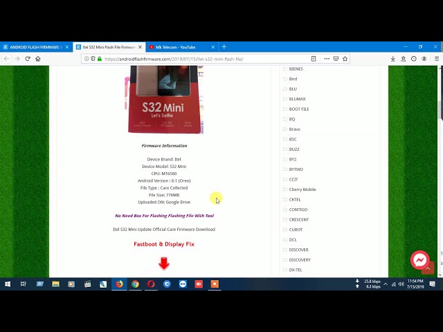 Download & Install Itel S32 Mini Flash File | Firmware | Rom Android 8.1