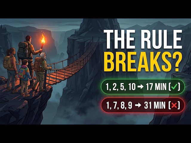 Why the Famous Bridge Riddle "Rule" Actually Fails