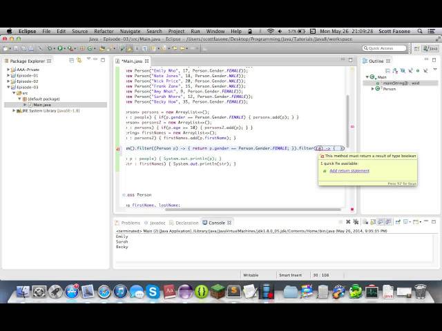 Java 8 Tutorials : Episode 3 - Streams