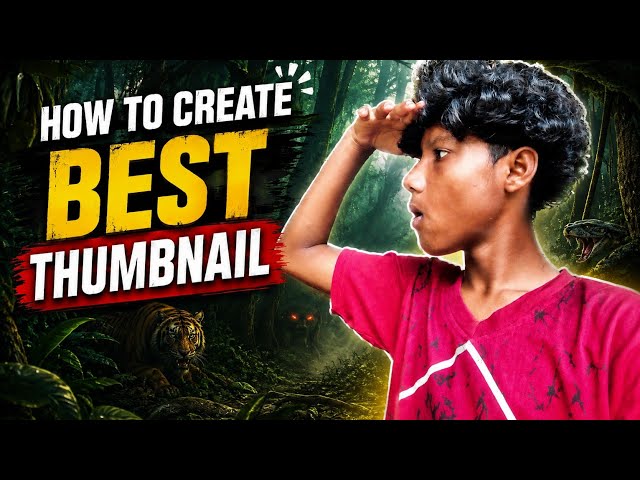 কিভাবে বানাবেন BEST YouTube Thumbnail? 😱 | Full Thumbnail Tutorial